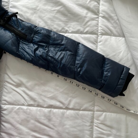 Andrew Marc Packable Lightweight Premium Down Puffer Jacket Removable Hoodie S - Picture 7 of 9